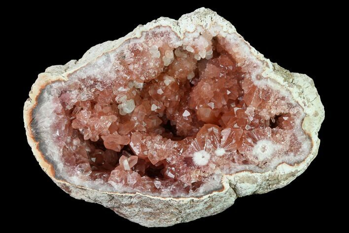 Beautiful, Pink Amethyst Geode Half - Argentina #170177